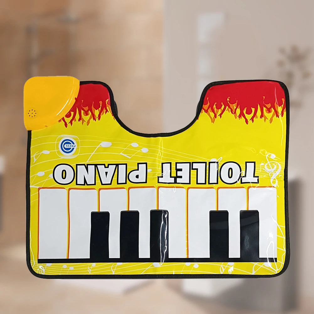 Novelty Potty Piano Sounding Carpet Potty Piano Singing Rug Bathroom Funny Toe Music Keyboard Toilet Floor Mat The WTF Store