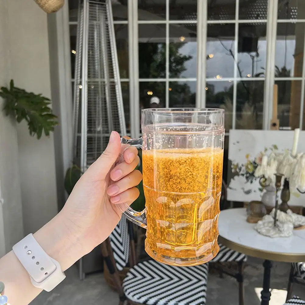 Funny Fake Beer Mug Realistic Beer Mug With Handles Tricky Toys Creative Beer Model Prank Toy For Party Barbecues Holiday The WTF Store