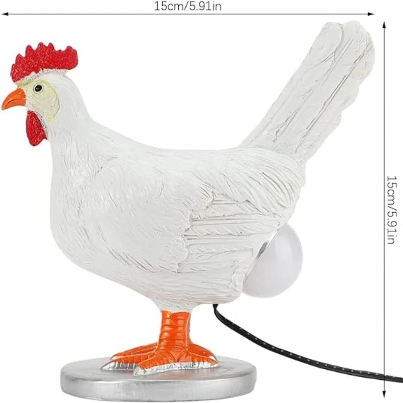 Decorative Night Lights Simulated Animal Funny Easter Home Decor Party Carnival Chicken Lamp Chick Night Light Ornaments The WTF Store
