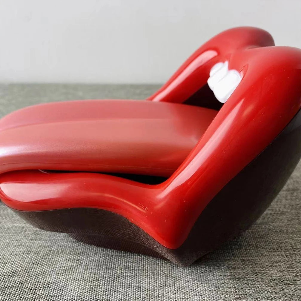 Landline Phones for Home, Red Mouth Telephone, Novelty Big Tongue Phone, Wired Funny Lip Phone Gift Real Corded Telephone Set The WTF Store