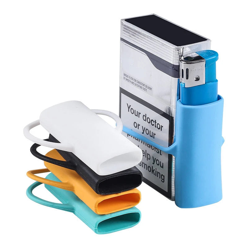 Silicone Lighter Protective Cover Lighter Cover Case Bag Lighter Case Cover Lighter Cigarette Case Box Lighter Integrated Bag The WTF Store