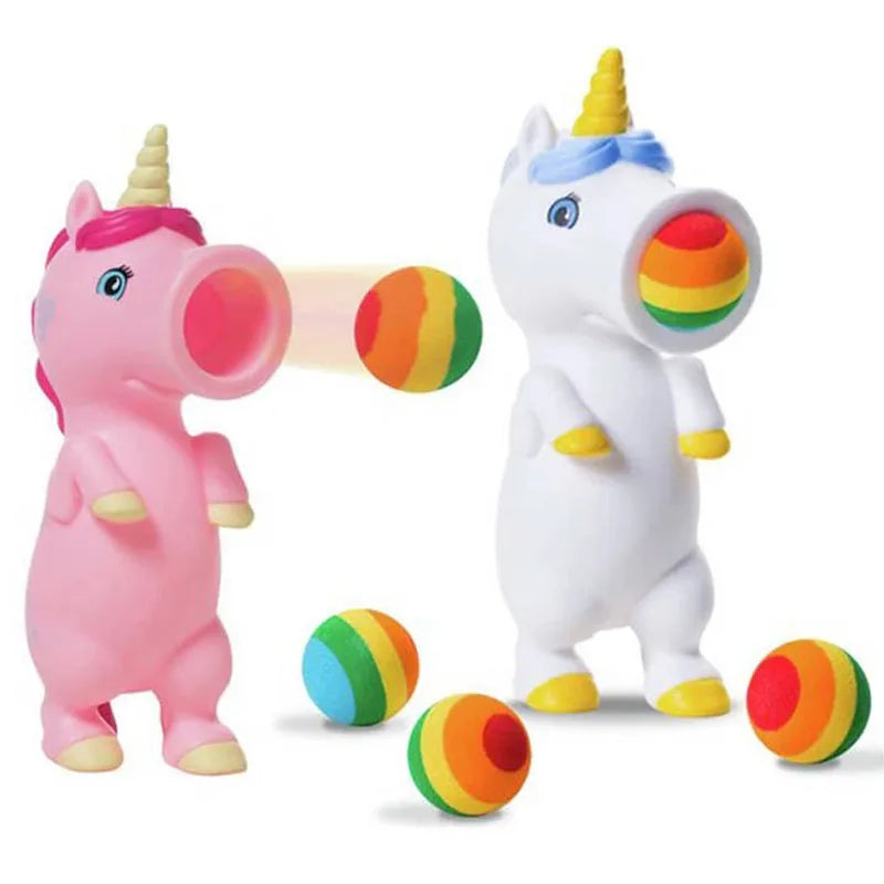 Funny Animal Pop Out Foam Balls Unicorns  Squeeze Shoots Ball Kids FidgetToys Stuff Weird Gadgets Autism Sensory Anti Stress Toy The WTF Store