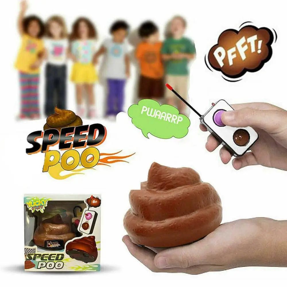 Fun toys Hilarious Speedy Remote Control Speed Poo Family Fun Drive and Spin Fun Toy HOT sale Perfect gift#guahao The WTF Store