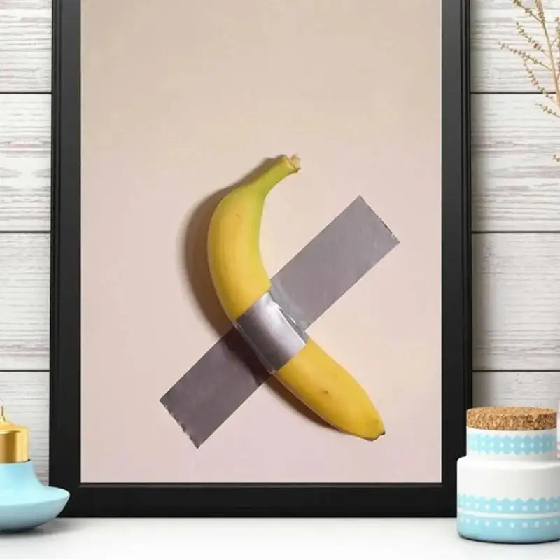 Funny Banana Car Stickers Creative Car Decals Bumper Stickers Hand Painted Duct Tape Banana Car Decorations Room Decoration The WTF Store