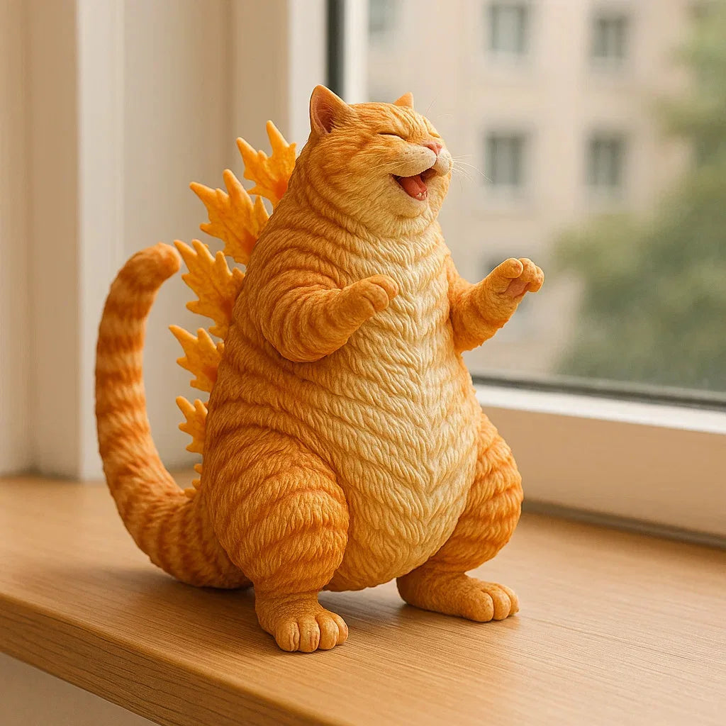 Goth Monster Cat Figurine The WTF Store