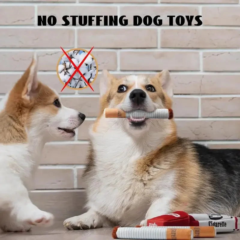 Funny Interactive Plush Dog Toys Creatives Cigarette Design Giggling Chewing Toy for Dog The Perfect Pet Gift for Plays Dogs Toy The WTF Store