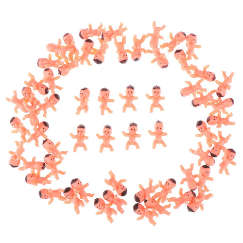 10/20/60 Pcs 1 inch Mini Plastic Baby Kids Doll Model Toys High Quality Rubber Dolls Japan Babies Dolls The WTF Store