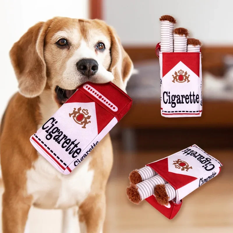 Funny Interactive Plush Dog Toys Creatives Cigarette Design Giggling Chewing Toy for Dog The Perfect Pet Gift for Plays Dogs Toy The WTF Store