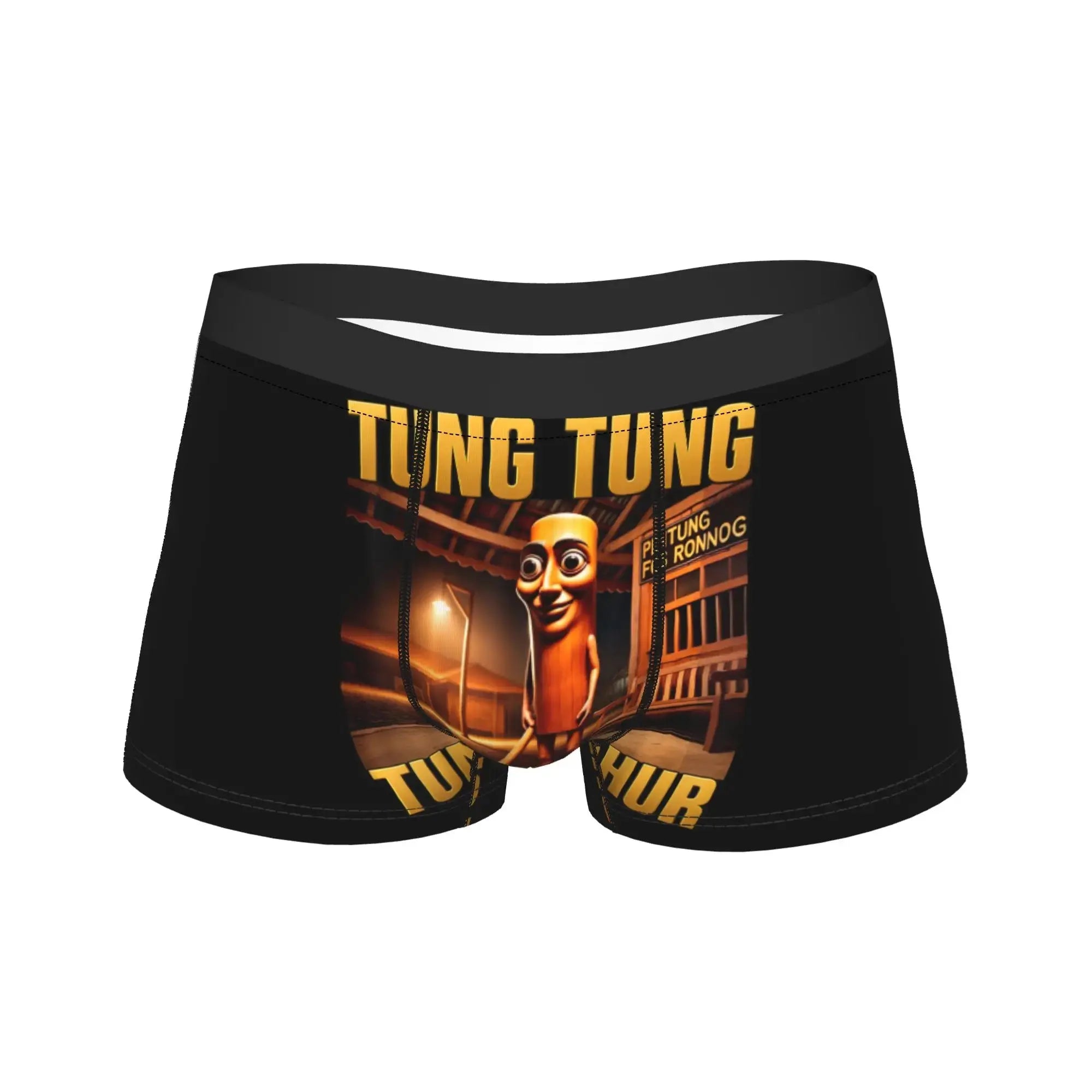 Tung Tung Sahur Italian  Underwear  Comfortable Panties Print Shorts Briefs For Males 3D Pouch Plus Size Boxer Shorts The WTF Store