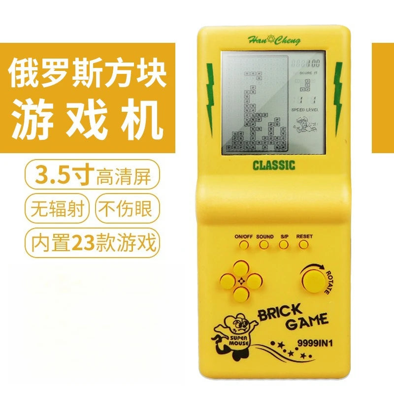 Retro Classic Tetris Handheld Game Console, Nostalgic 80s 90s Electronic Game Toy The WTF Store