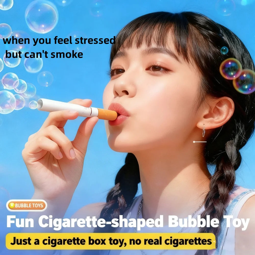 Funny Fake Cigarette Bubble Toy–No Tobacco! Realistic Pack Design with Bubble Liquid Inside. Great Prank Gift for Teens&Adults! The WTF Store