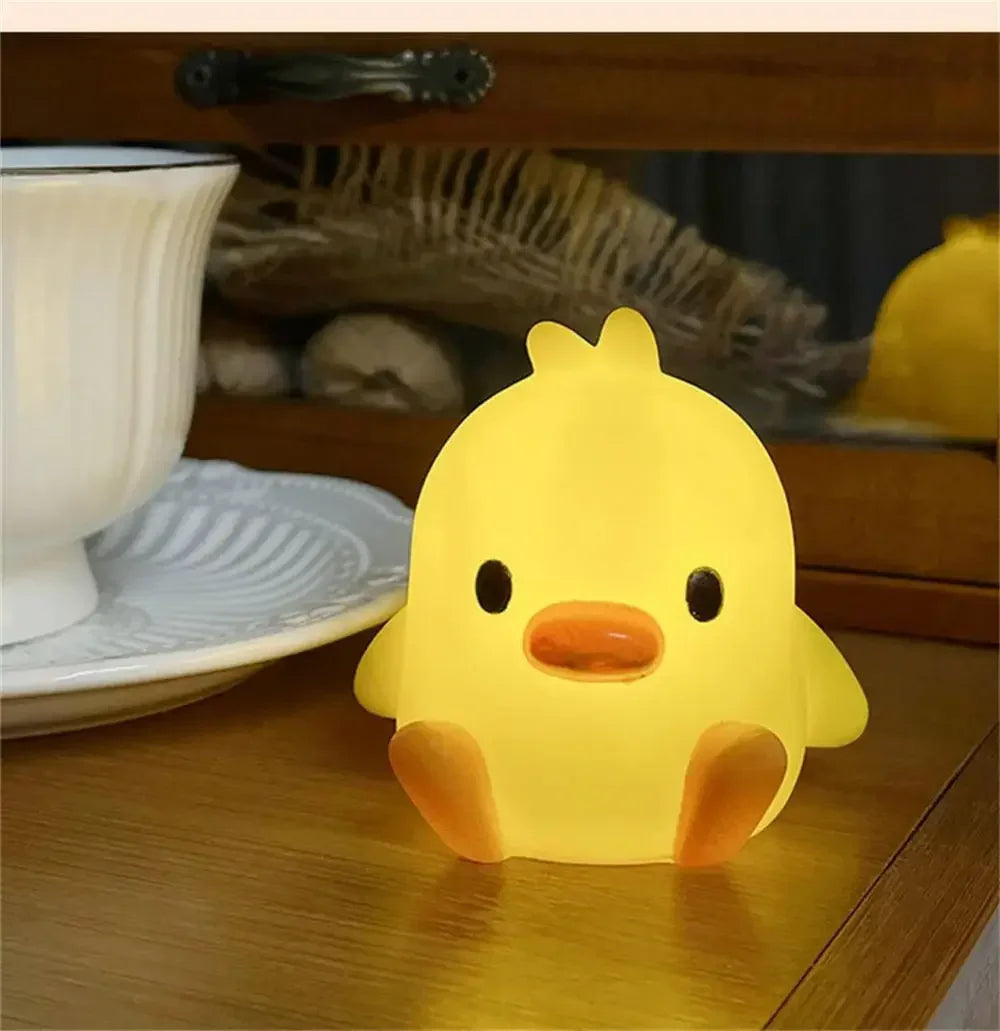 Duck Night Light Bedroom Decoration Cute Cartoon Animal Night Light Christmas Gifts For Kids Room Bedside Sleeping Lamp The WTF Store