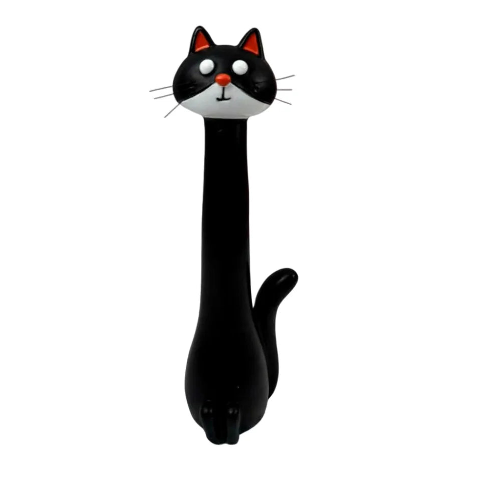 Boho Style Funny Cat-shaped Vases Ornament Synthetic Resins Cute Cartoon Style Kitty Planter Desk Decor Cat Figurine Shelf Decor The WTF Store