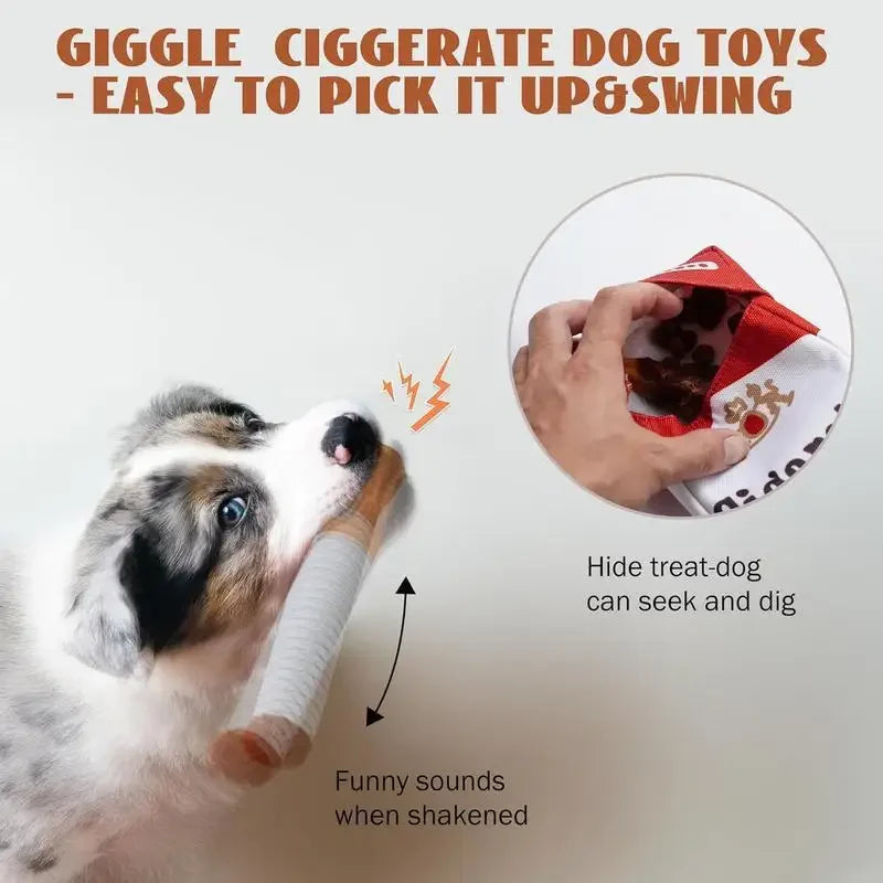 Funny Interactive Plush Dog Toys Creatives Cigarette Design Giggling Chewing Toy for Dog The Perfect Pet Gift for Plays Dogs Toy The WTF Store