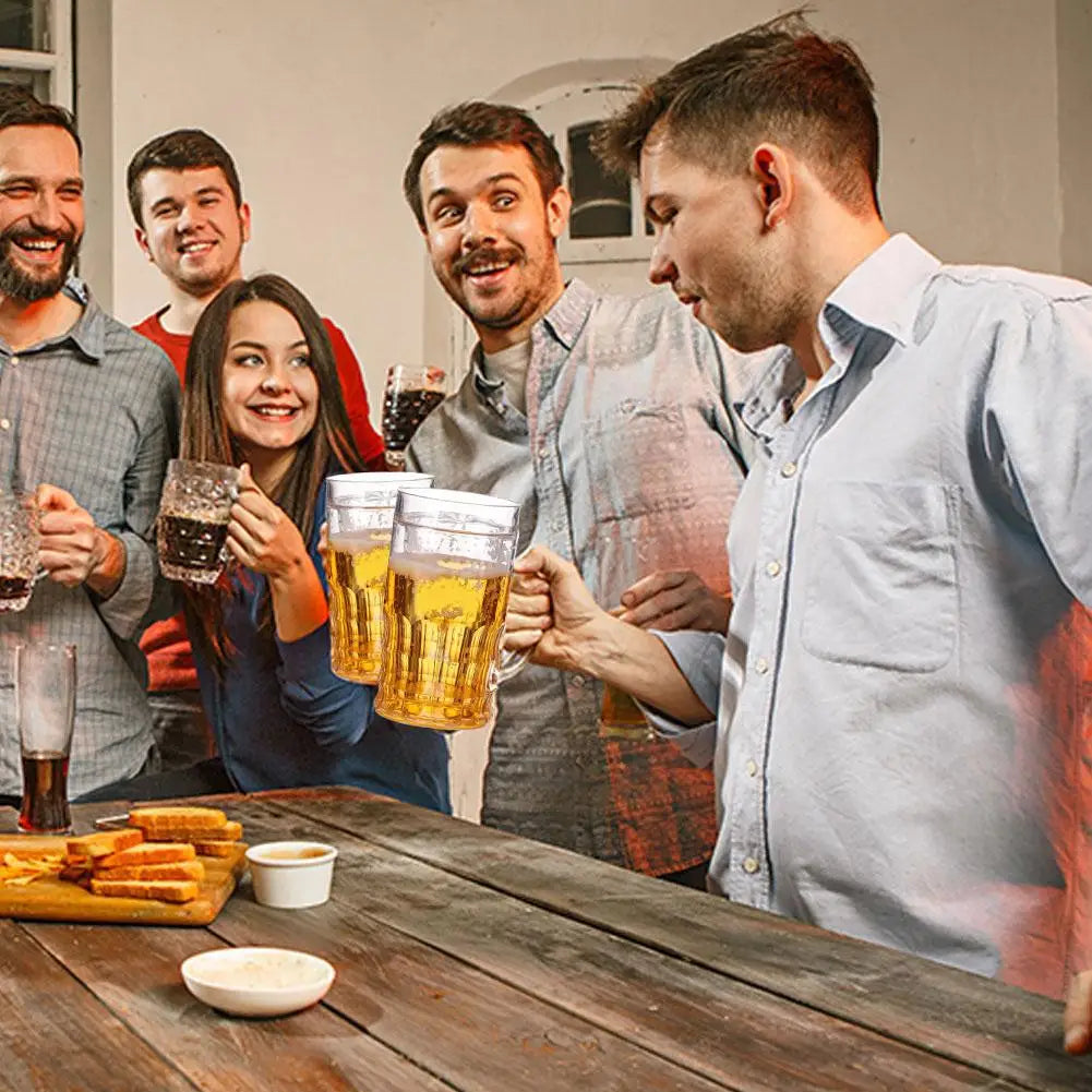 Funny Fake Beer Mug Realistic Beer Mug With Handles Tricky Toys Creative Beer Model Prank Toy For Party Barbecues Holiday The WTF Store