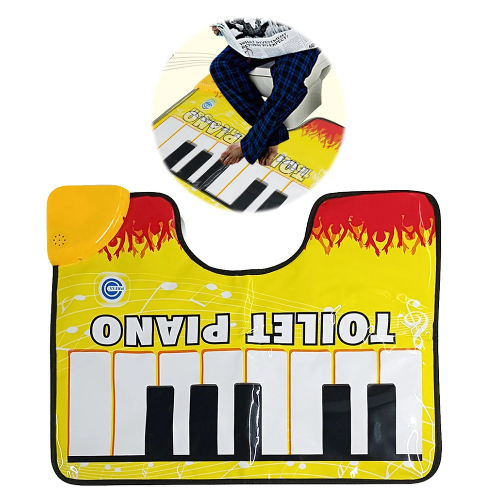 Novelty Potty Piano Sounding Carpet Potty Piano Singing Rug Bathroom Funny Toe Music Keyboard Toilet Floor Mat The WTF Store