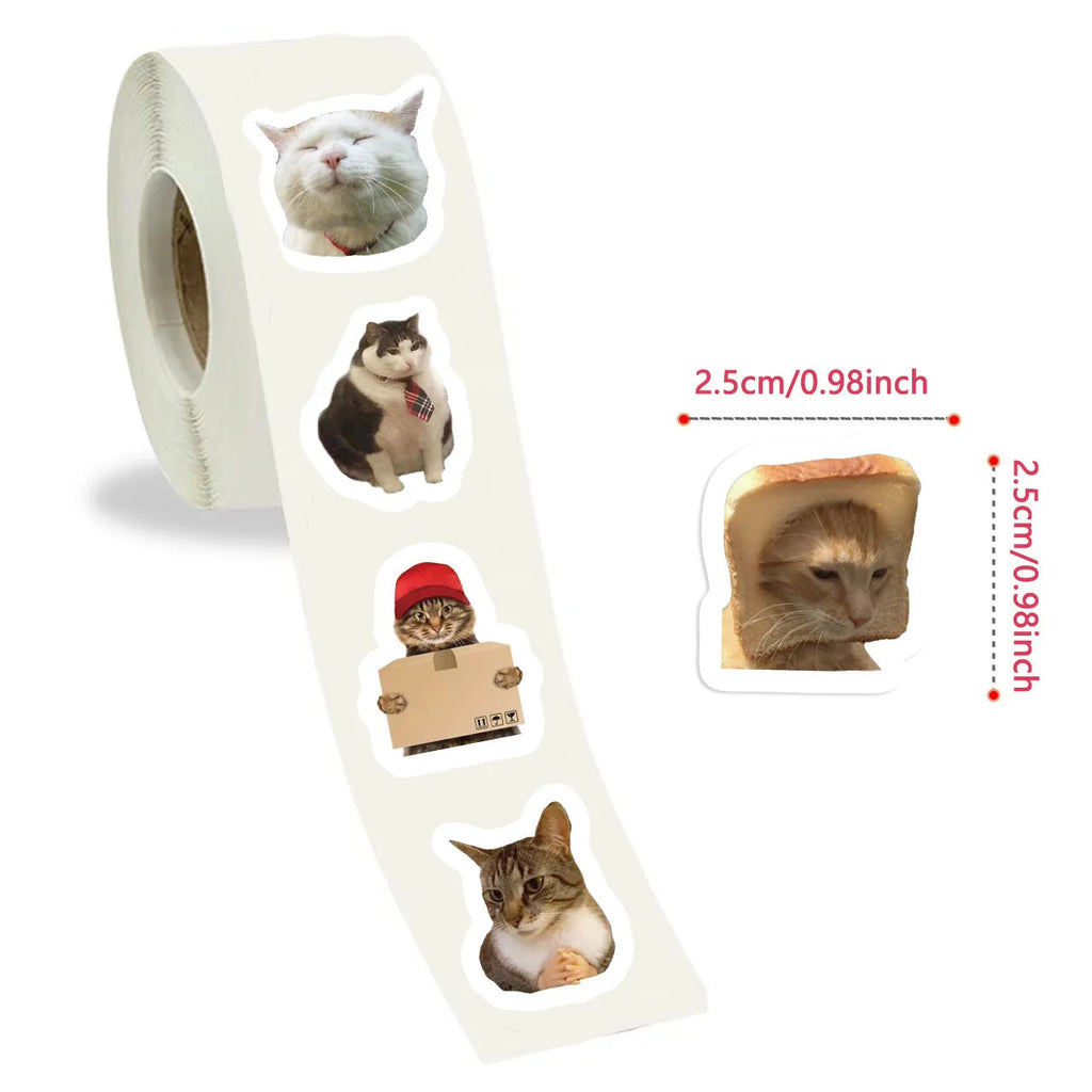 500pcs Cartoon Meme Cat Stickers For School Reward Stickers Classroom Decoration Encouragement Sticker For Student Teacher The WTF Store