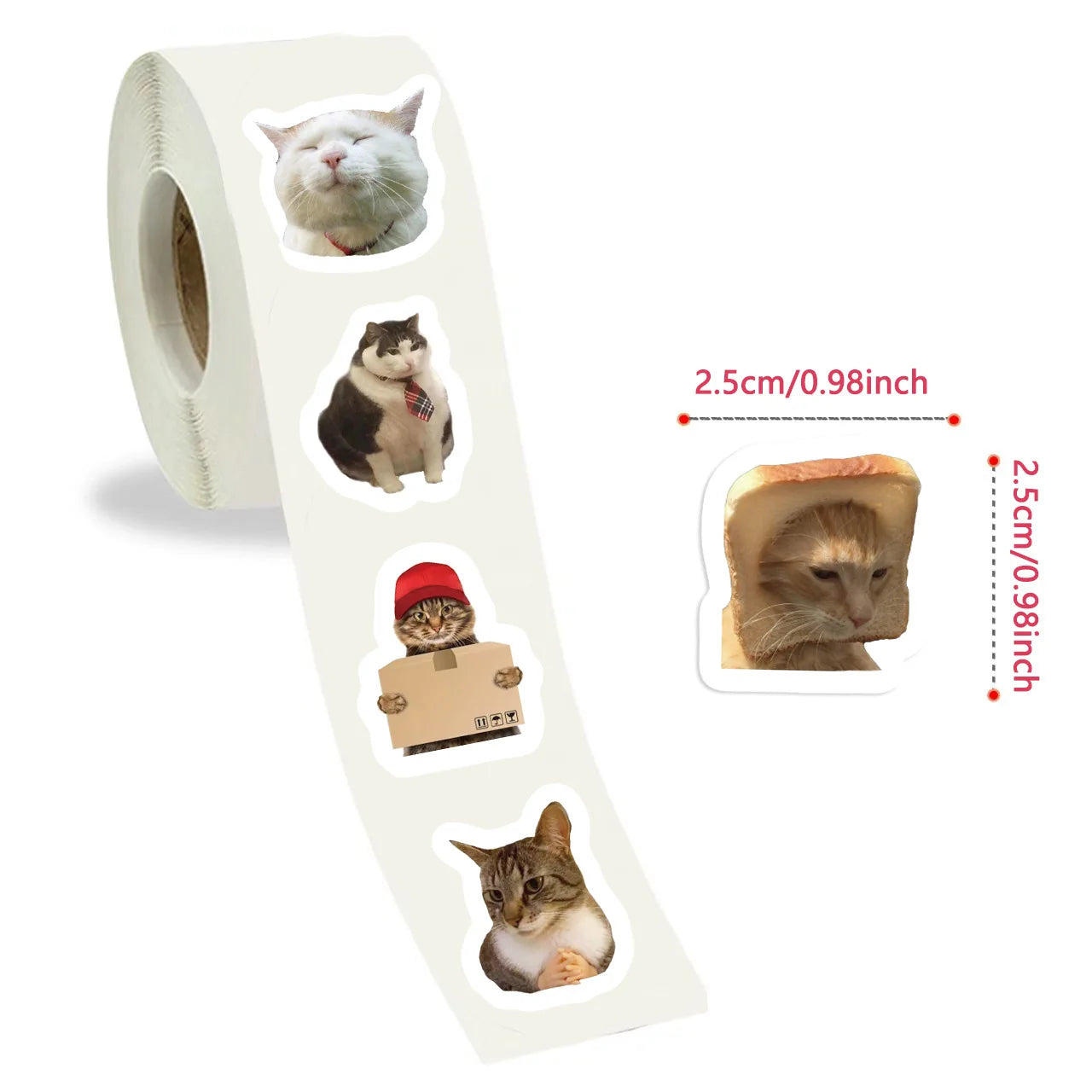500pcs Cartoon Meme Cat Stickers For School Reward Stickers Classroom Decoration Encouragement Sticker For Student Teacher The WTF Store